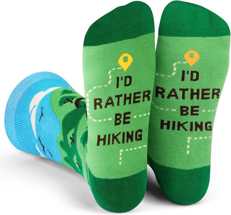 Lavley Outdoors Socks - Hiking and camping gifts for men and women - Great for nature lovers - Holiday or birthday gift - Image 1